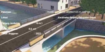 Kepala DPUTR Gresik Tegaskan Pengerjaan Jembatan Klampok on Schedule