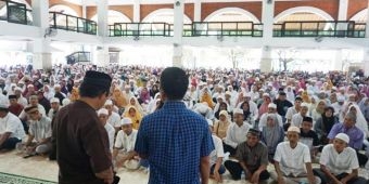 Jelang Unas, Ribuan Siswa SMK PGRI Gelar Doa Bersama di Masjid Nurul Jannah Petrokimia