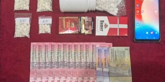 Polres Kediri Kota Amankan Ribuan Pil Dobel L dan Uang Jutaan Rupiah