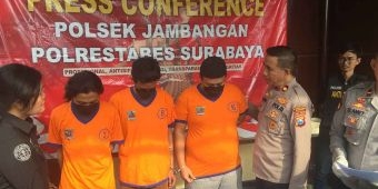 Polsek Jambangan Tangkap 3 Penjudi Online di Lokasi Berbeda