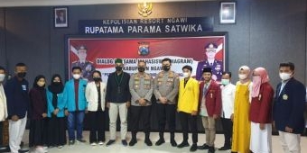 Tumbuhkan Rasa Nasionalisme pada Mahasiswa, Polres Ngawi Gelar Diagram