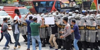 Jelang Pilkades Serentak, Polres Gresik Ikuti Asistensi Pengendalian Massa Dit Samapta Polda Jatim