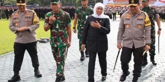 Jatim Kerahkan 18.855 Personel di Ops Lilin Semeru, Gubernur Khofifah Pastikan Nataru Aman-Kondusif