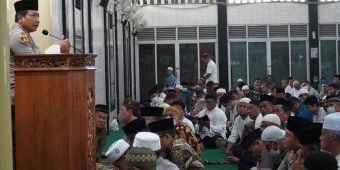 Silaturahmi ke Jamaah Masjid Al-Falah Surabaya, Kapolda Jatim Paparkan Perkembangan Kamtibmas