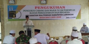 Kukuhkan IPHI Kecamatan Kalitengah, Wakil Bupati Lamongan Minta Ini