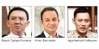 Elektabilitas Ahok-Djarot Terus Jeblok, Anies-Sandi dan Agus-Sylvia Makin Naik 