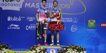 YUZU Indonesia Masters 2019, Zhang Nan/Ou Xuanyi Juara Ganda Putra