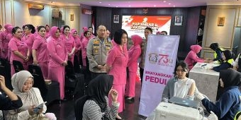 Polresta Malang Kota Gelar Bakkes Pap Smear dan Vaksin HPV Gratis