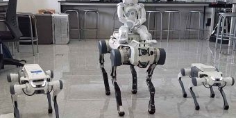 Hebat! ITS Kembangkan Robot Anjing Berbekal Sensor dan Navigasi