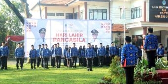 Wali Kota Pasuruan Pimpin Upacara Hari Lahir Pancasila 2025