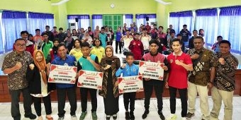 Bupati Dhito Beri Beasiswa Puluhan Atlet, Salah Satunya Sudah Tembus Asia