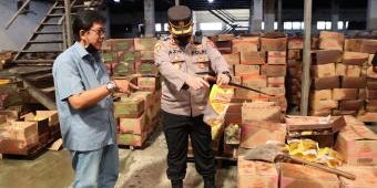 Pastikan Stok Aman, Kapolres Gresik Tinjau Gudang Distributor Minyak Goreng