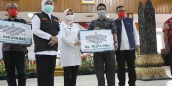 Di Kabupaten Kediri, Gubernur Jatim Khofifah Ajak Masyarakat Terus Patuhi Protokol Kesehatan