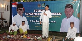 Sosialisasi 4 Pilar Kebangsaan, Syafiuddin Ajak Masyarakat Terapkan Nilai Pancasila dalam Kehidupan