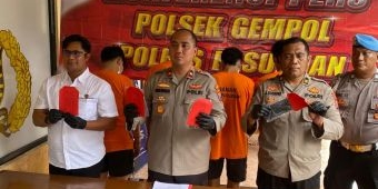 Polsek Gempol Amankan 4 Pelaku Pengeroyokan Brutal di Jalur Surabaya-Malang, 1 Pelaku DPO