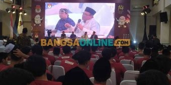 Ratusan Santri Tebuireng Jombang Ikuti Sosialisasi Pemilu 2024