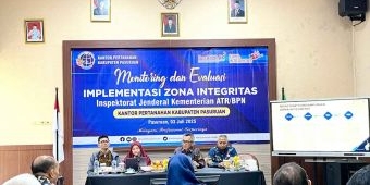 Kantah Kabupaten Pasuruan Jalani Verifikasi Zona Integritas oleh Tim Irjen Kementerian ATR/BPN