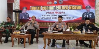 Jumat Curhat, Polres Ngawi Siap Tertibkan Warung Remang-remang dan Balap Liar