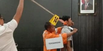 Rekonstruksi Pembunuhan Open BO di Kota Malang Pergakan 20 Adegan