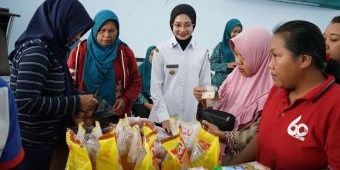 Wali Kota Kediri Tinjau Gerakan Pangan Murah Ramadhan di Kelurahan Betet
