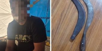 Buron 2 Hari, Polres Lamongan Bekuk Pelaku Pembacokan Warga Brondong di Gresik