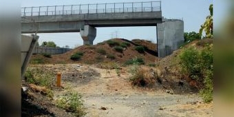 Jembatan Layang Paspro di Sumberasih Mangkrak