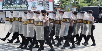 Jelang Pilkades Serentak, Polres Gresik Tingkatkan Kemampuan Pengendalian Massa