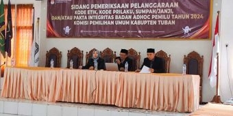 Diduga Langgar Kode Etik, 8 Anggota KPPS Disidang KPU Tuban