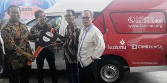 Rakornas di Sidoarjo, Lazismu Terima Bantuan Mobil Ambulans