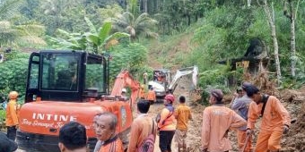Gerak Cepat BPBD Jatim Tangani Longsor di Kecamatan Bendungan Trenggalek