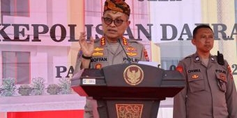 Pesan Irwasda Polda Jatim di Peletakan Batu Pertama Pembangunan Mapolres Pamekasan