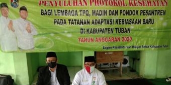 Pesantren dan Lembaga Pendidikan di Tuban Terima Penyuluhan Protokol Kesehatan