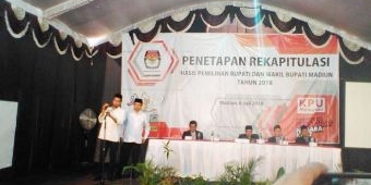 Pasangan 'Berkah' Menangi Rekapitulasi KPU Madiun