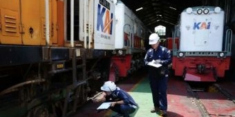 587 Sarana Kereta di Daop 8 Surabaya Laik Jalan Jelang Lebaran