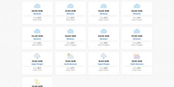 Prakiraan Cuaca Lamongan Hari ini Senin, 6 April 2026: Suhu 24-30°C, Kecepatan Angin 4.6 m/s.