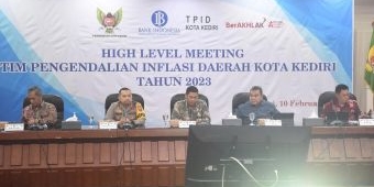 Wali Kota Kediri Sampaikan Arahan Pada High Level Meeting TPID