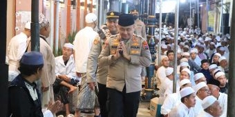 Ratusan Personel Polres Gresik Dikerahkan di Haul Habib Abu Bakar Assegaf ke-71