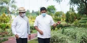 Penuhi Janjinya, Gubernur Ridwan Kamil Akhirnya Kunjungi Taman Brantas Kota Kediri