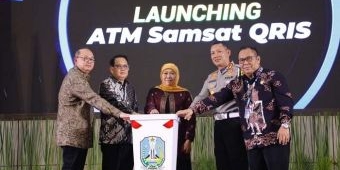 Luncurkan Samsat ATM QRIS, Gubernur Khofifah Dorong Bapenda Jatim Terus Berinovasi
