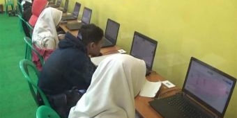 Akibat Banjir, UNBK SMPN 1 Pamekasan Diungsikan