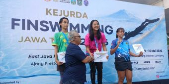 POSSI Kota Batu Raih 19 Medali di Kejurda Finswimming Jatim 2026