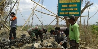 TMMD Bondowoso, Prajurit Bangun PAUD untuk Masyarakat