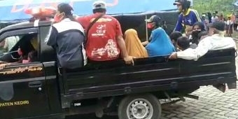 Dinsos Kabupaten Kediri Gelar Simulasi Penanganan Korban Bencana Tanah Longsor