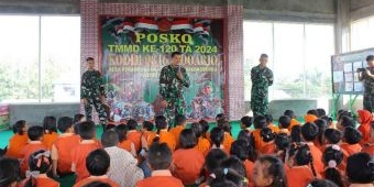 TMMD Sidoarjo Beri Wawasan Kebangsaan ke Siswa TK