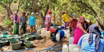 BPBD Kabupaten Pasuruan Terus Lakukan Dropping Air Bersih