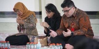 Bupati Dhito Ajak Jajaran Doa Bersama untuk Kelancaran Rehab Gedung Pemkab Kediri