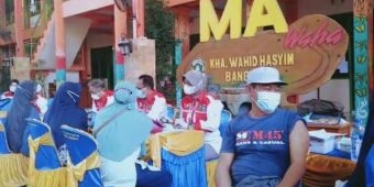Pondok Pesantren KHA Wahid Hasyim Bangil Kembali Gelar Vaksinasi Massal