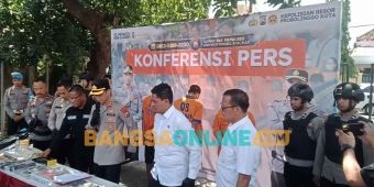 Satreskrim Polres Probolinggo Kota Ringkus Pelaku Curanmor Bersenpi dan Penadah