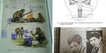 Inilah Coret-coret Buku Pelajaran Paling Mengesankan