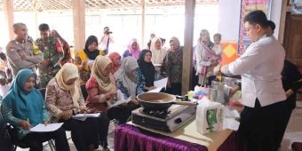 Satgas TMMD 122 Gandeng Pemkab Kediri Gelar Workshop Olahan Makanan Sehat